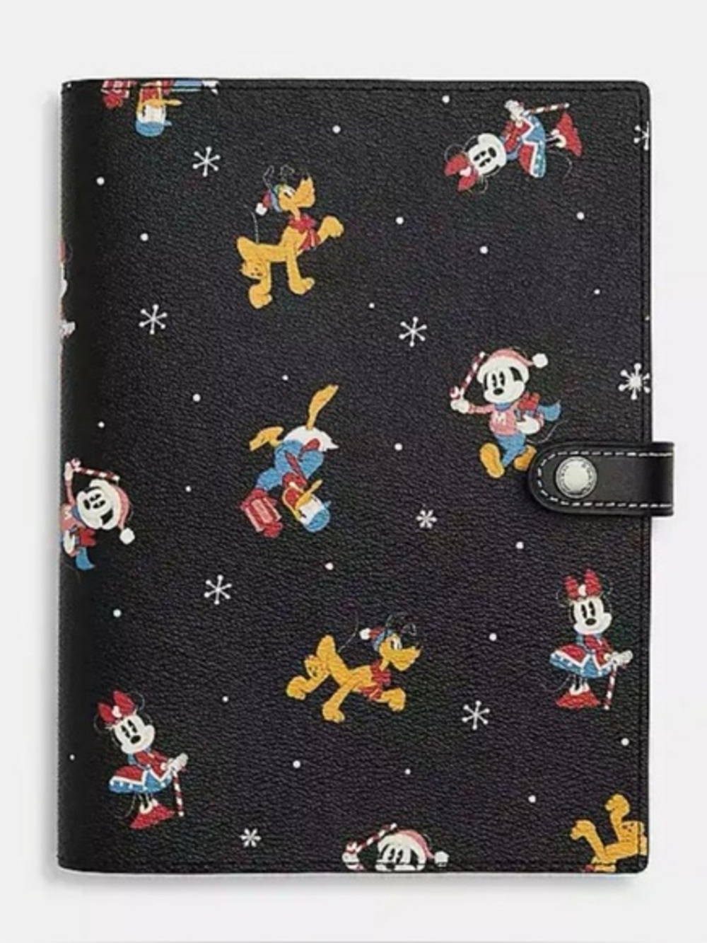 Disney X Coach Limited Notebook With Holiday Print